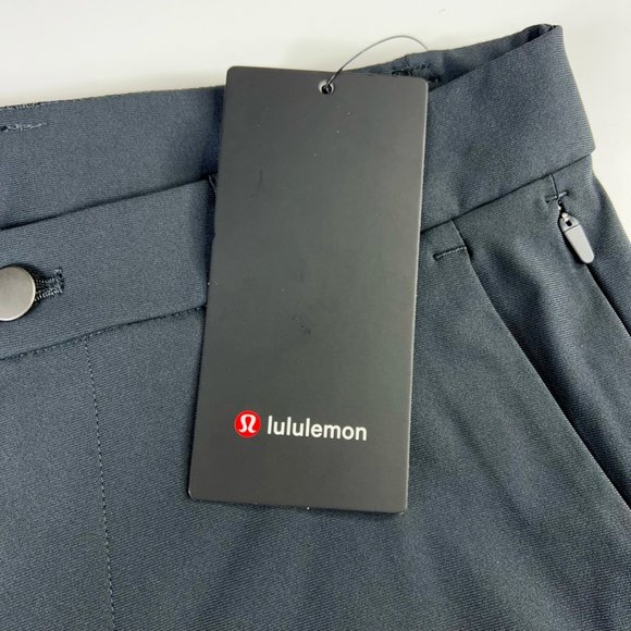 Lululemon Mens Commission Pants Black Stretch Wrinkle Resistant 28x32 New - Picture 12 of 12